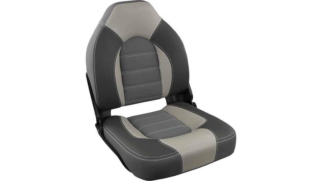 1061063-B – SPRINGFIELD Boat Seat, Passenger Seat High Back Seat Non-Adjustable Foldable 19-1/2 Length x 17-1/2 Inch ...